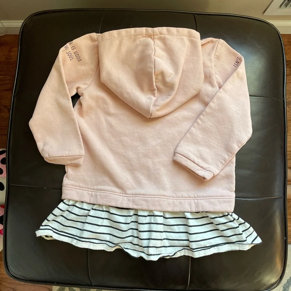 NWOT H&M Peanuts Snoopy Collaboration Mixed Media Hoodie